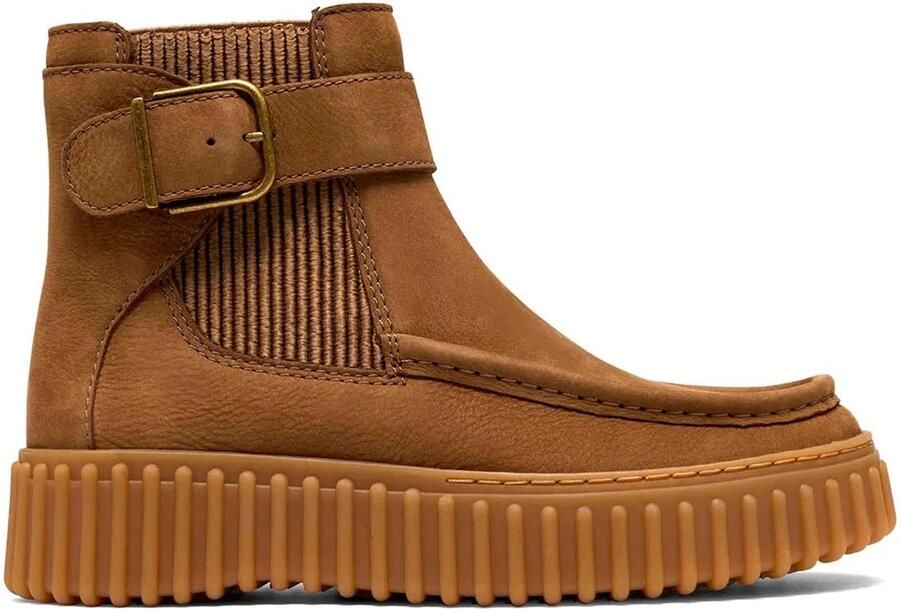 Clarks Shoes Torhill Buckle Booties Bruin Vrouw