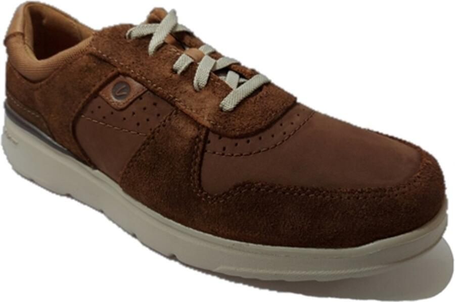 Clarks Sneaker Gaskill Vibe Bruin Suède Extreme Comfort 8½ 42½ - Foto 2