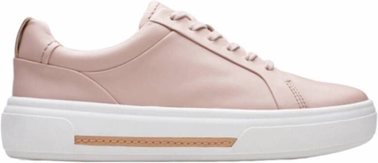 Clarks Sneaker Women Hollyhock Walk Rose Leather