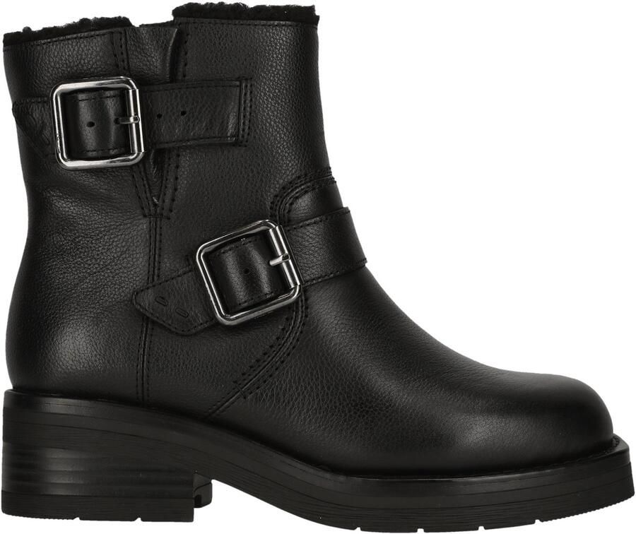 Clarks Stiefelette Rebelle Buckle Black WLined Lea