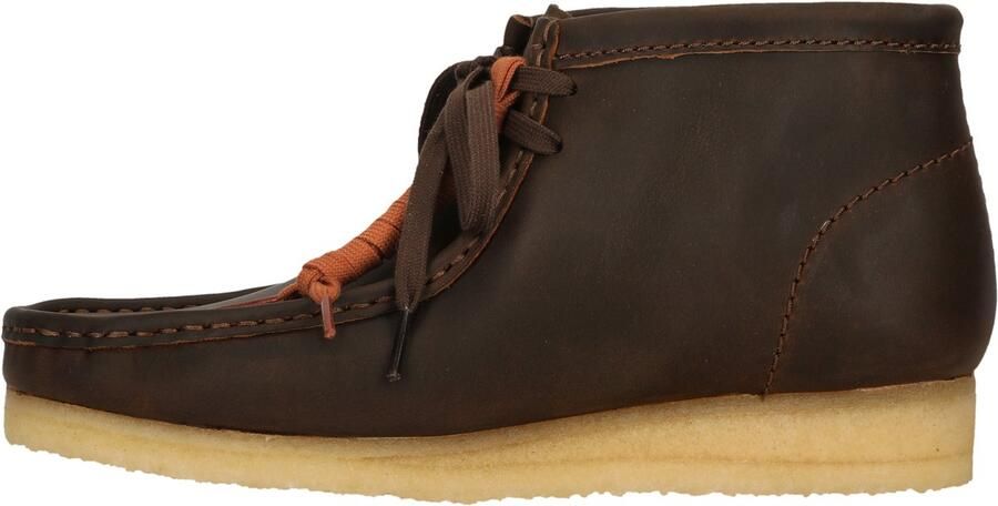 Clarks Originals Wallabee Boot Bijenwas Leer Brown Heren