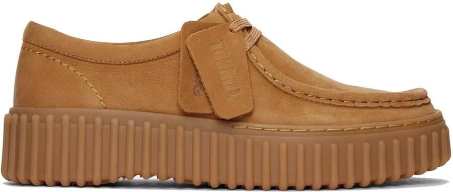 Clarks Torhill Bee dames veterschoen bruin