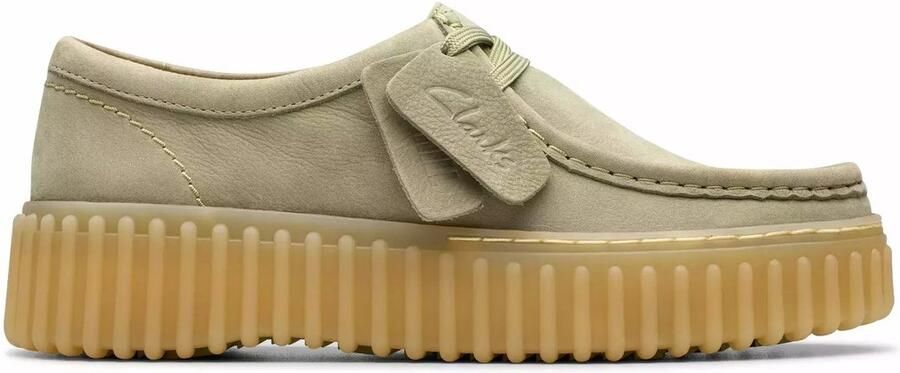 Clarks Torhill Bee dames veterschoen Groen