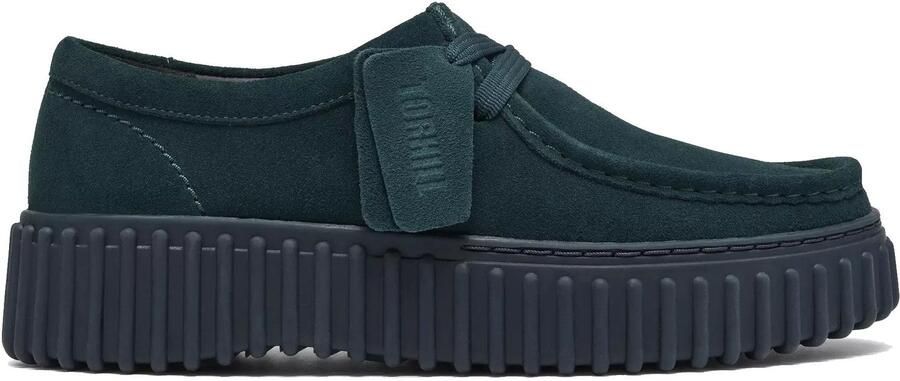 Clarks Torhill Bee dames veterschoen Groen