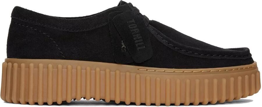 Clarks Torhill Bee dames veterschoen zwart