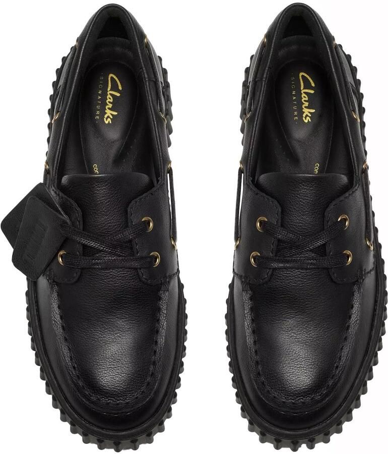 Clarks Torhill Boat dames instapper Zwart