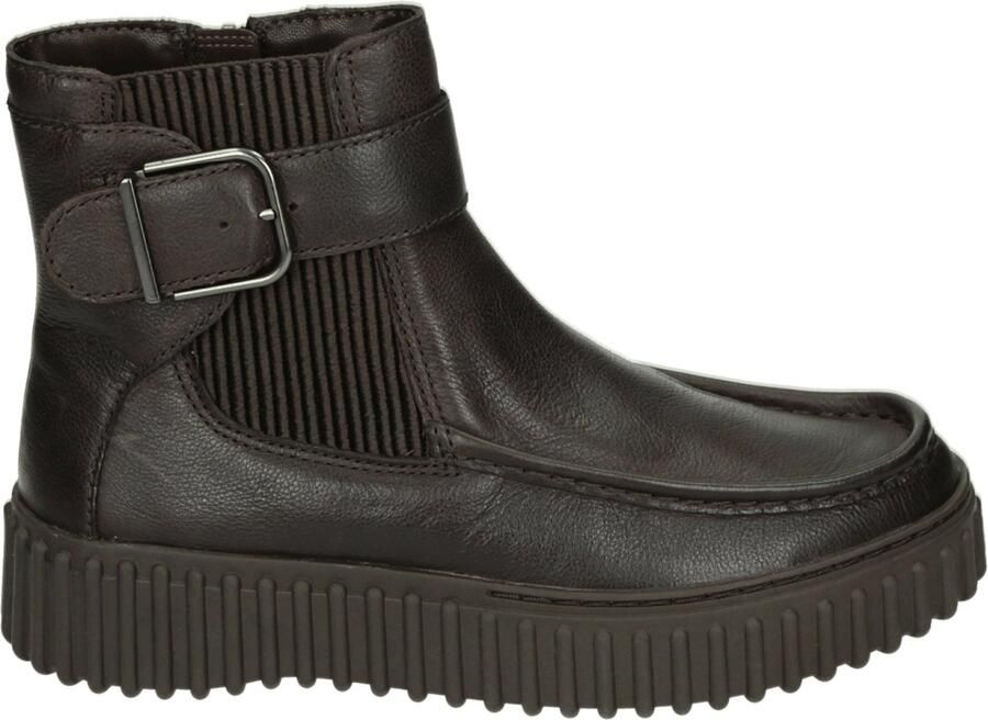 Clarks Shoes Torhill Buckle Booties Bruin 1 2 Vrouw