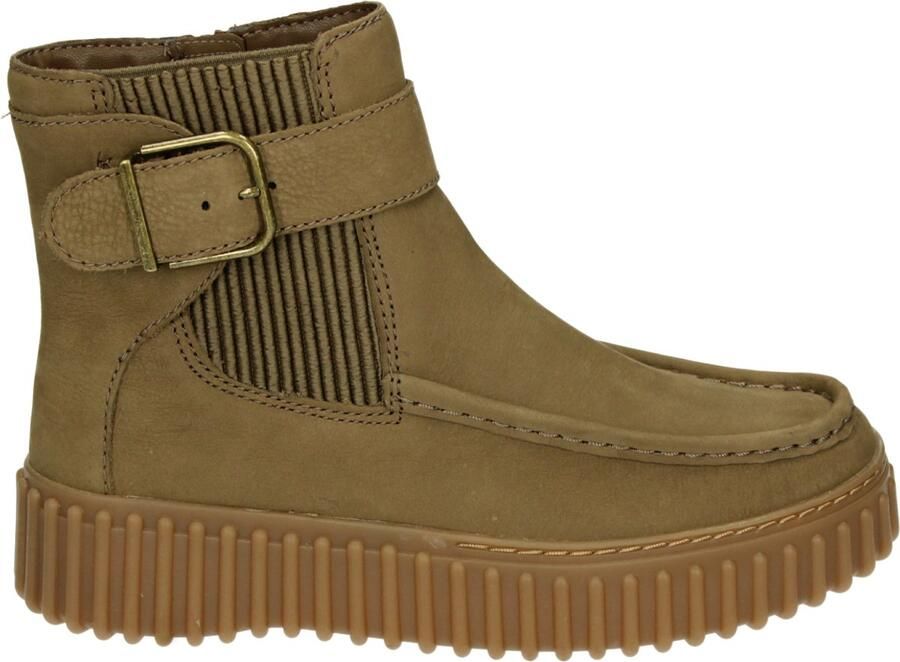 Clarks Shoes Torhill Buckle Booties Bruin Vrouw