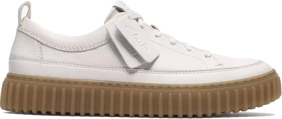 Clarks Torhill Lace heren veterschoen wit