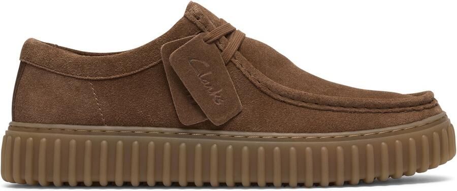 Clarks Torhill Lo Heren Veterschoenen Cola Suede