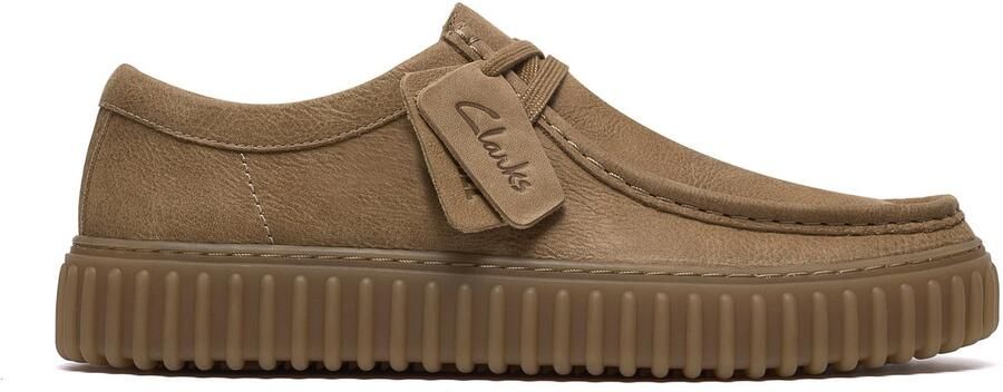Clarks Torhill Lo Heren Veterschoenen Dark Sand Lea