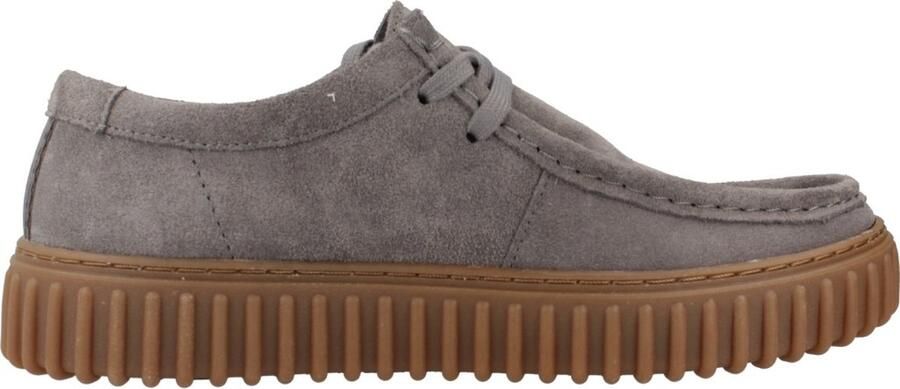 Clarks TORHILL~LOW~~~~~~~~~~~~~~~~~~~ Vrije tijdsschoenenHeren veterschoenHeren sneakersCasual Grijs