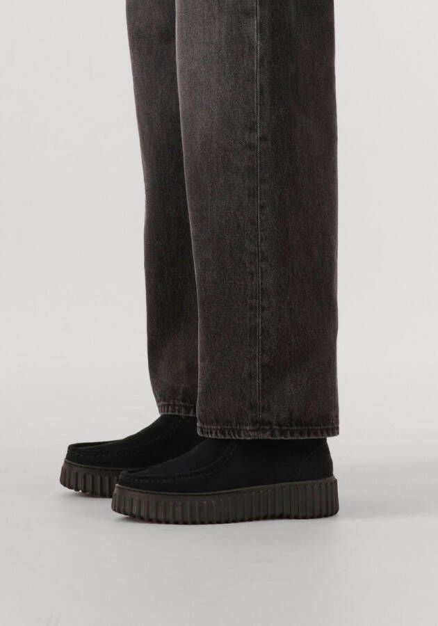 CLARKS ORIGINALS Zwarte Clarks Veterschoenen Torhill Moss Dames - Foto 3