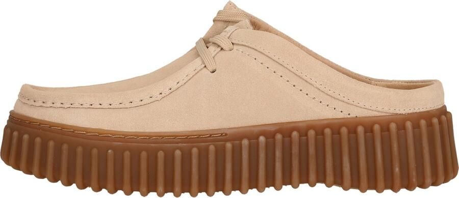 Clarks TORHILL MULE Dames slippersPopulaire damesschoenen Wit beige