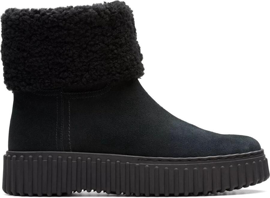 Clarks Zwarte enkellaars voor dames Torhill Turn