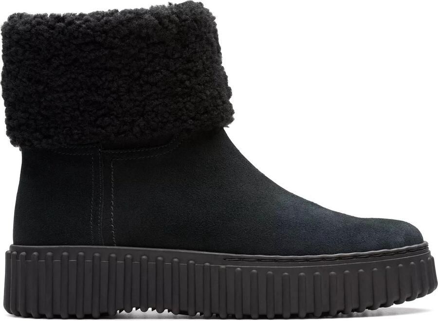 Clarks Zwarte enkellaars voor dames Torhill Turn