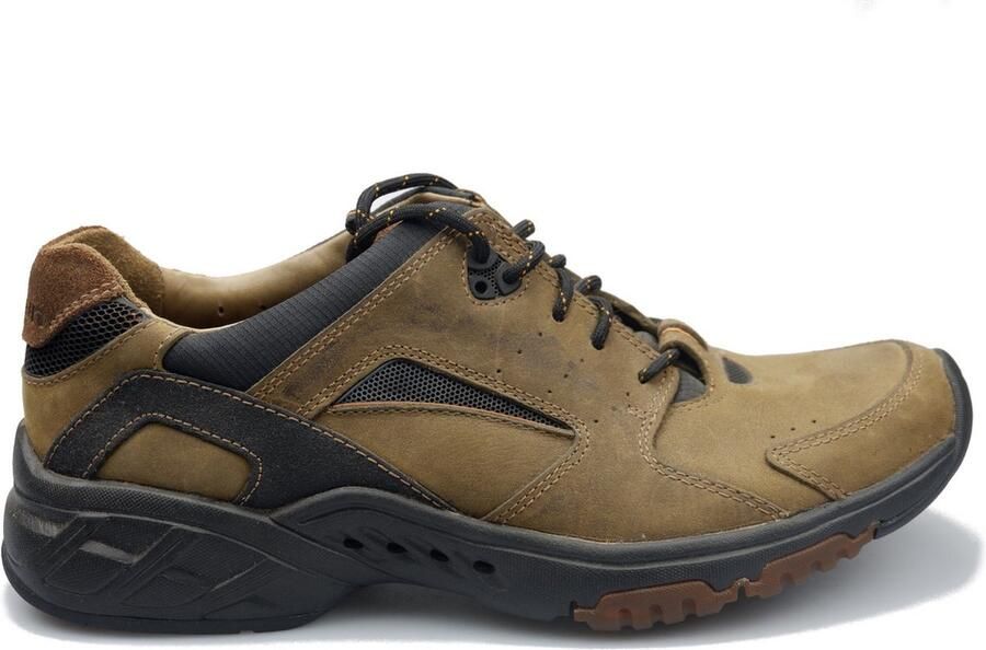 Clarks Un Click heren sneaker bruin - Foto 2