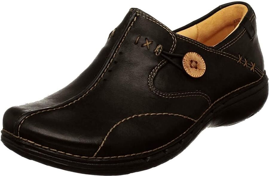 Clarks Unstructured Dames Loafers Comfortabel Leer