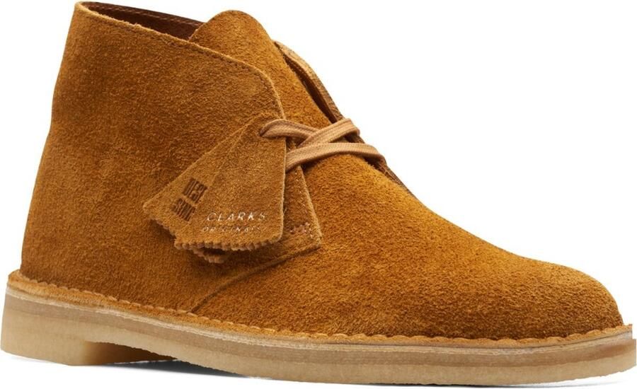 Clarks Veterboot Desert Boot Brown Orange Suède - Foto 7