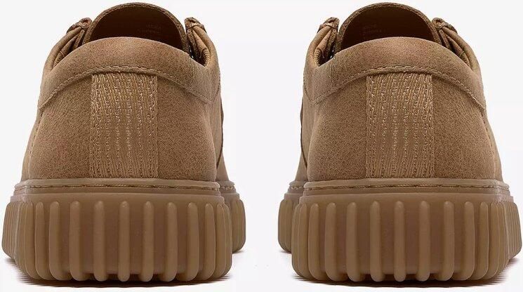 CLARKS Veterschoen 'Aldwin' lichtbruin