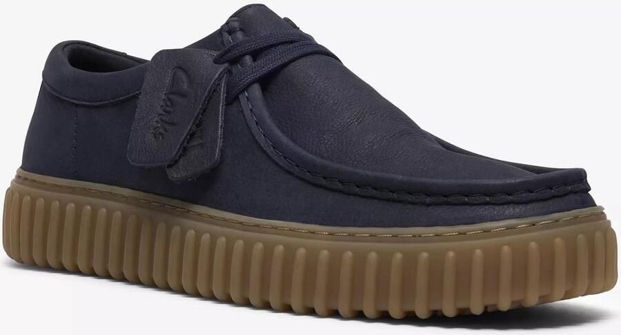 Clarks Veterschoen Blauw