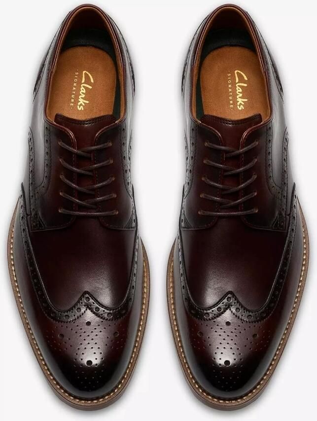 Clarks Veterschoen Bruin