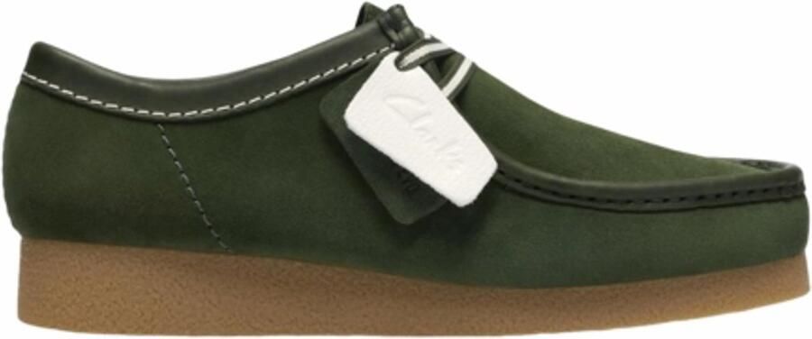 Clarks Veterschoen Men Wallabee EVO Green Suede