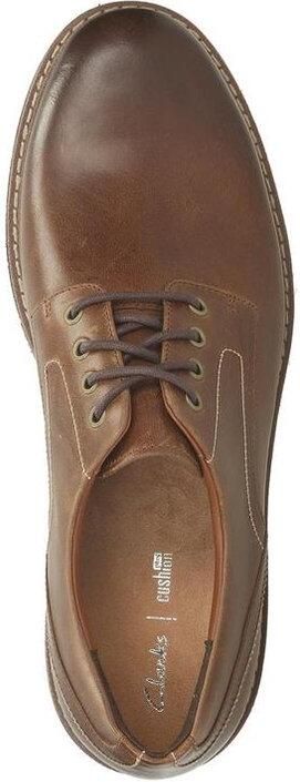 Clarks Comfortabele Veterschoenen voor Heren in Donkerbruin - Foto 8