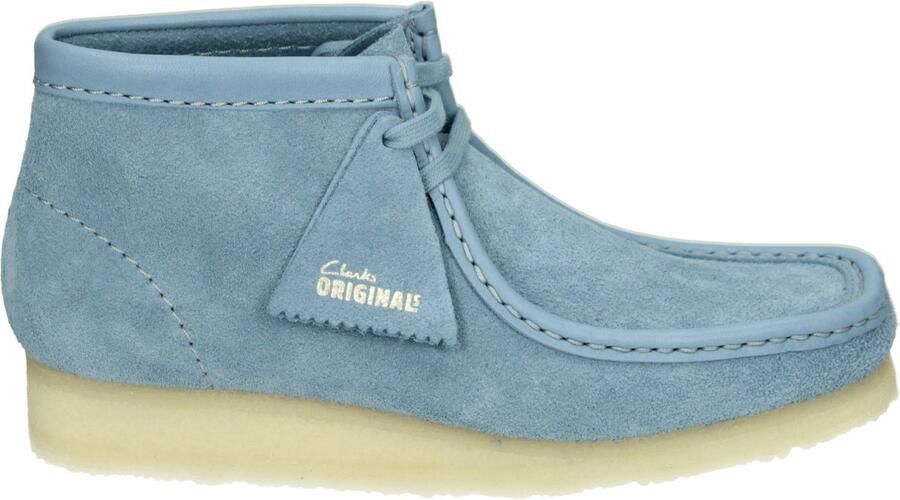 Clarks WALLABEE~BOOT~~~~~~~~~~~~~~~~~ Hoge sneakers Dames veterschoenen Dames sneakersHalf-hoge schoenen Veterboots Blauw