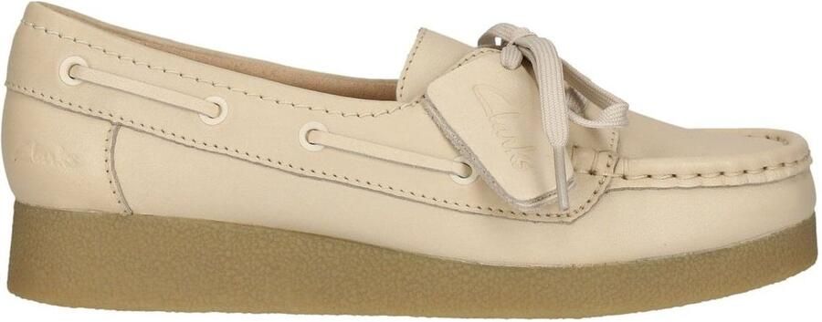Clarks Wallabee EVO Sea dames veterschoen beige