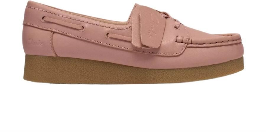 Clarks Wallabee EVO Sea dames veterschoen roze