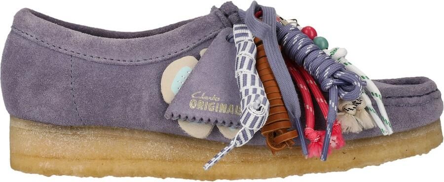CLARKS ORIGINALS Paarse Clarks Veterschoenen Wallabee W - Foto 6