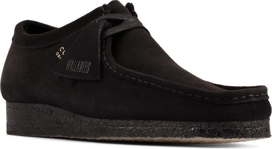 Clarks WALLABEE Vrije tijdsschoenen veterschoen sneakersCasual Zwart - Foto 6