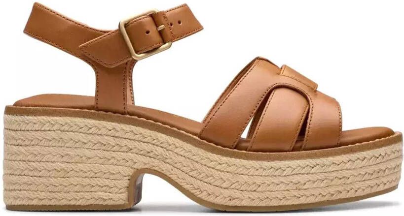 Clarks Coledale Strap dames sandaal bruin