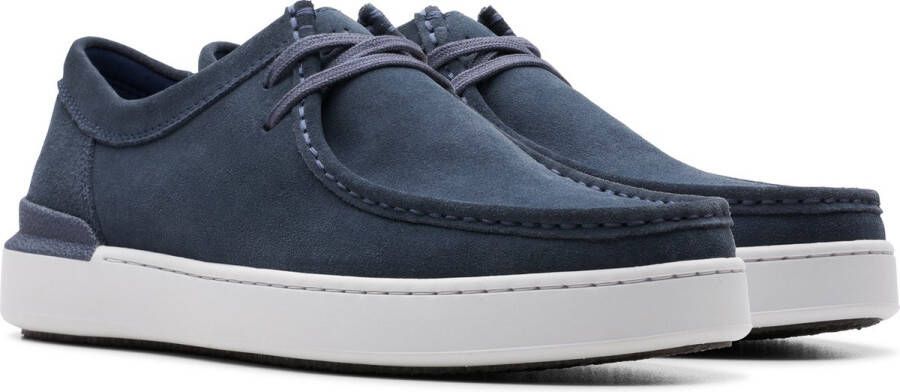 Clarks Veterschoenen Courtlite Seam Uitneembaar voetbed vrijetijdsschoen lage schoen veterschoen