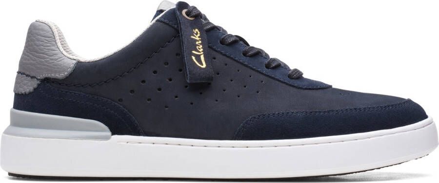 Clarks Courtlite Tor Veterschoen Mannen Blauw