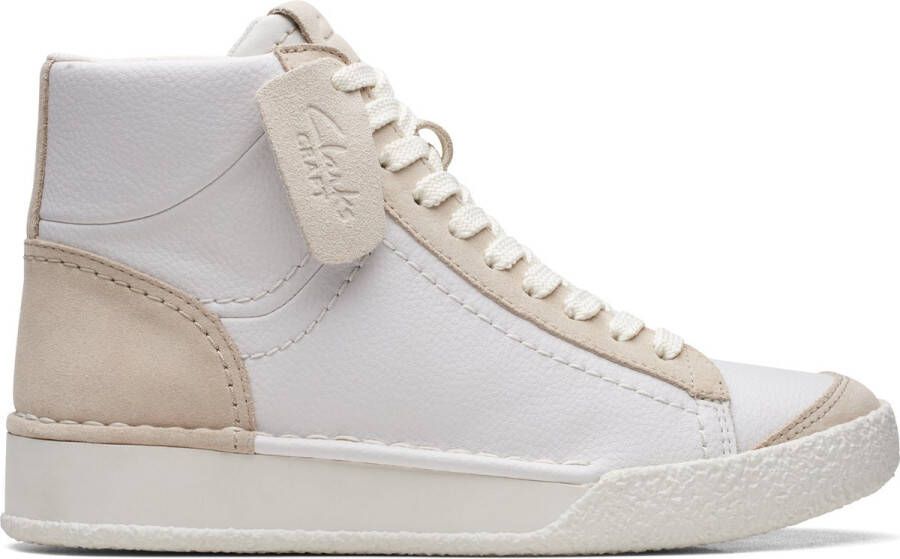 Clarks Dames CraftCup Rise D 1 off white combi
