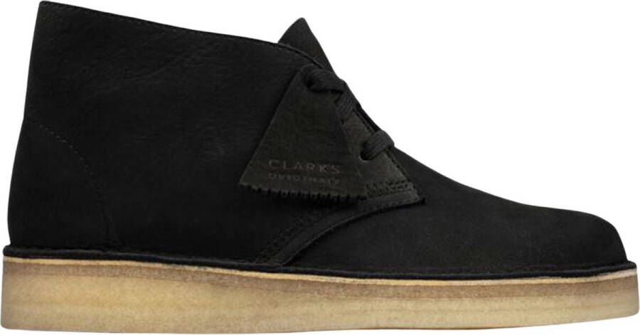 Clarks Desert Coal Zwart Dames Veterboots Zwart Kleur Zwart