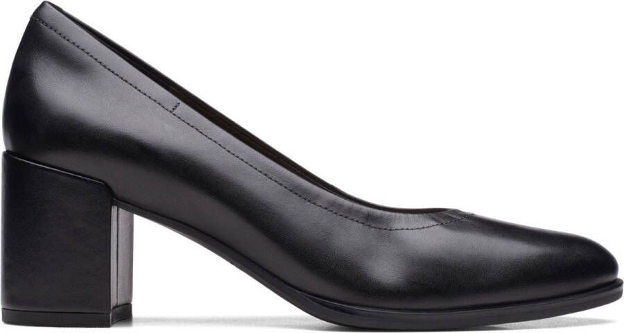 Clarks Dames Freva55 Court D 2 black leather