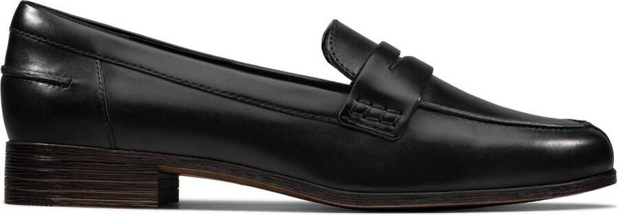 Clarks Dames Hamble Loafer E 2 black leather