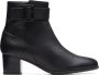 Clarks Zwarte Loken Zip Enkellaars voor dames Zwart Dames - Thumbnail 1