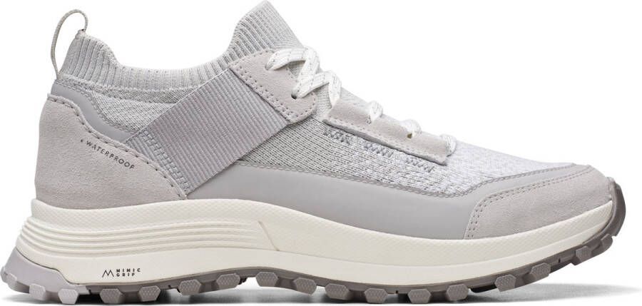 Clarks Dames ATLTrekKnit WP D 6 light grey combi