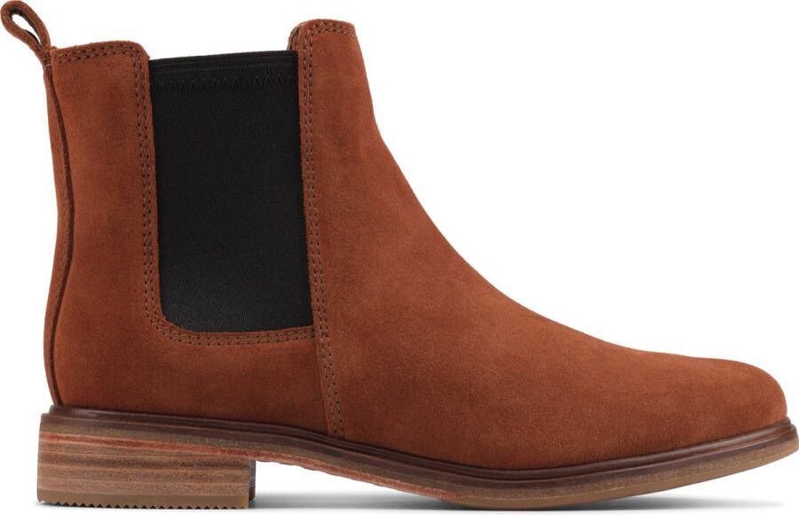 Clarks Dames schoenen Clarkdale Arlo D tan suede