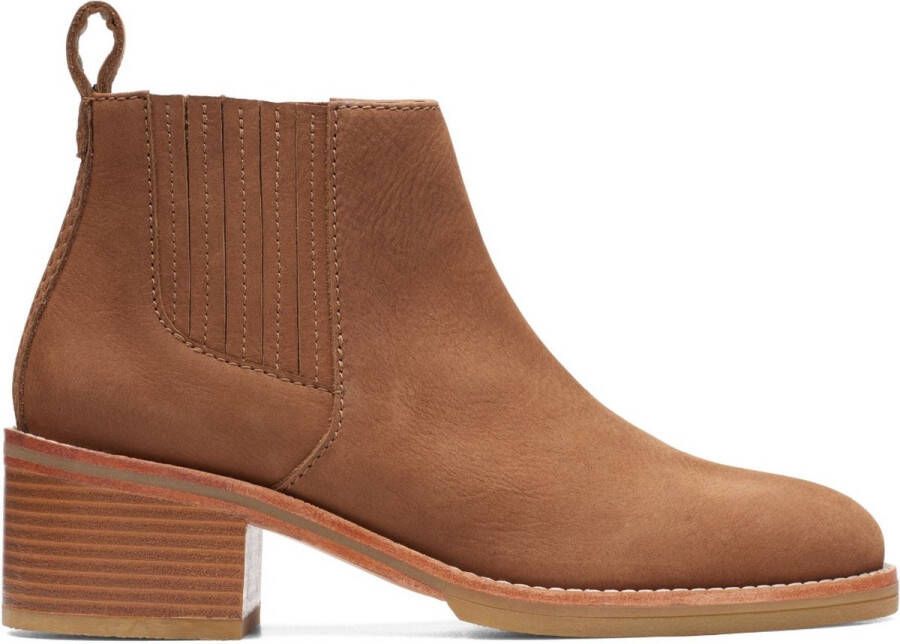 Clarks Dames schoenen Cologne Top D light tan suede Schoenen