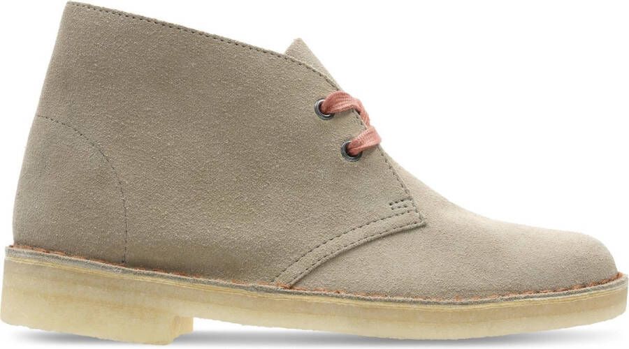 Clarks Boot Dames Veterboots Beige Kleur Beige Schoenen.nl