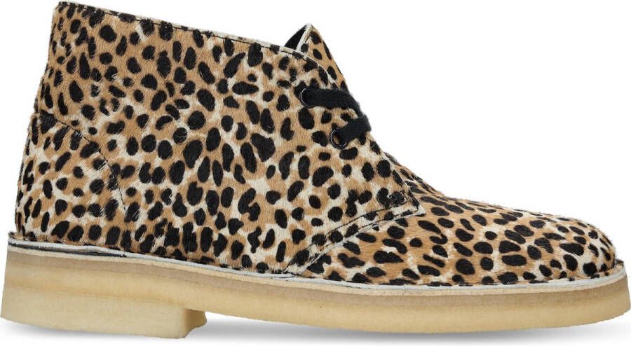 Clarks Damesschoenen Desert Boot. D leopard