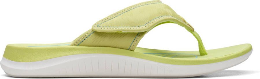 Clarks Stijlvolle Zomer Flip Flops Green Dames