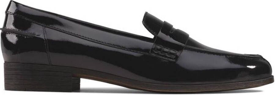 Clarks Dames Hamble Loafer E 2 black leather