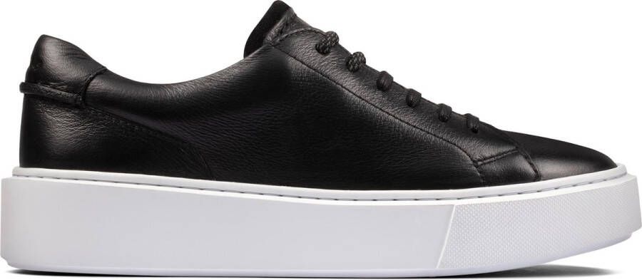 Clarks Lite Lace sneakers With wedge Zwart Dames