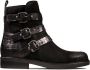 Clarks Dames schoenen Jenna Biker D Zwart - Thumbnail 1